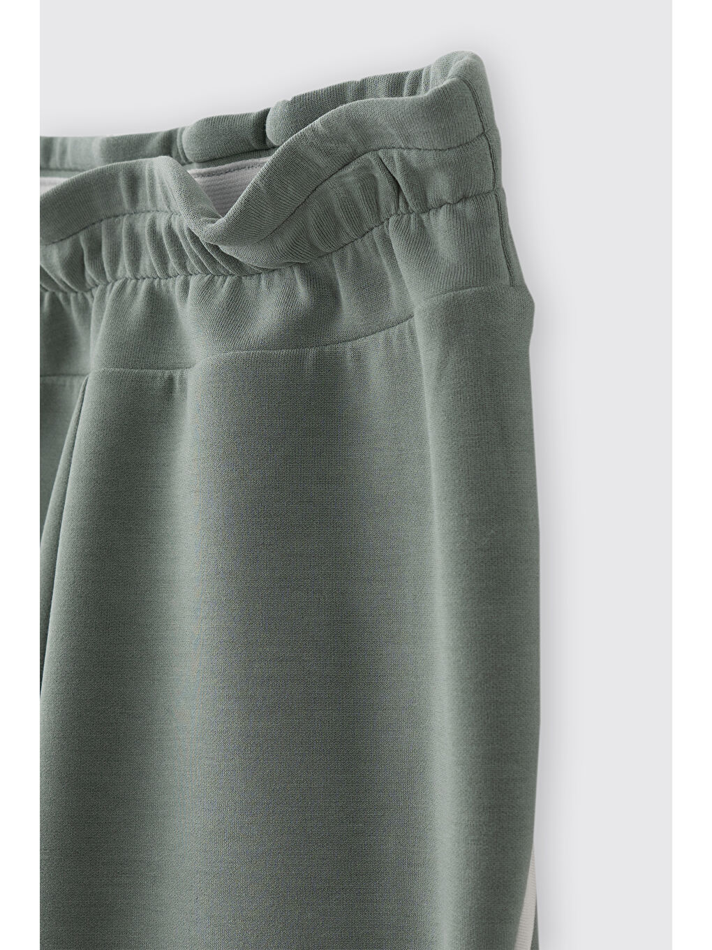 Kız Çocuk Yumuşak Dokulu Yeşil Tayt-6