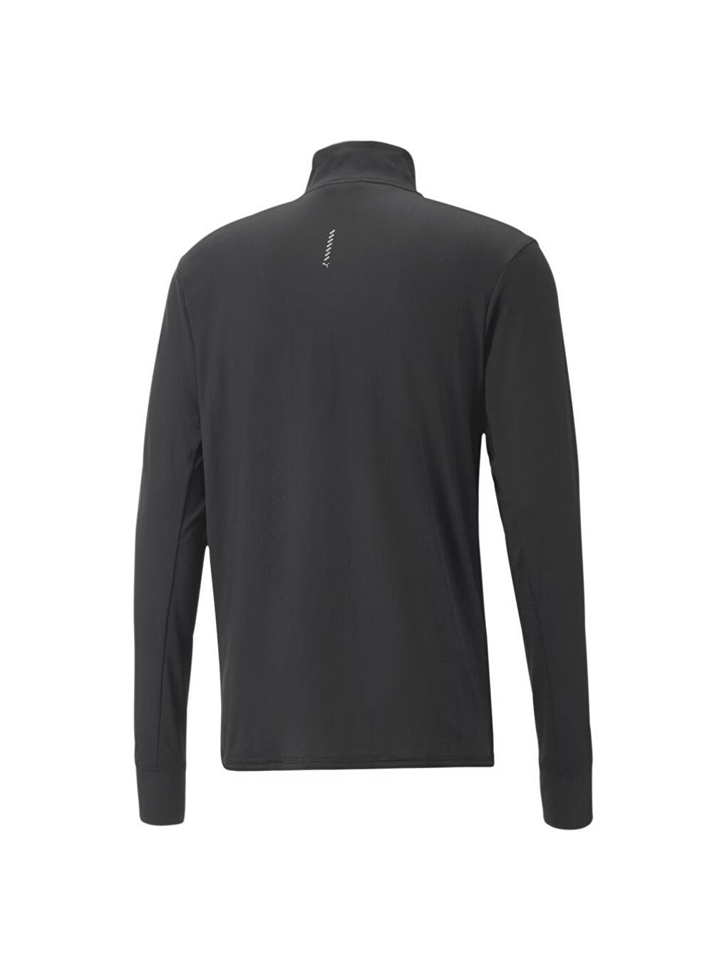 Run Favorite 1/4 Zip Erkek Siyah Dik Yaka Tişört-1