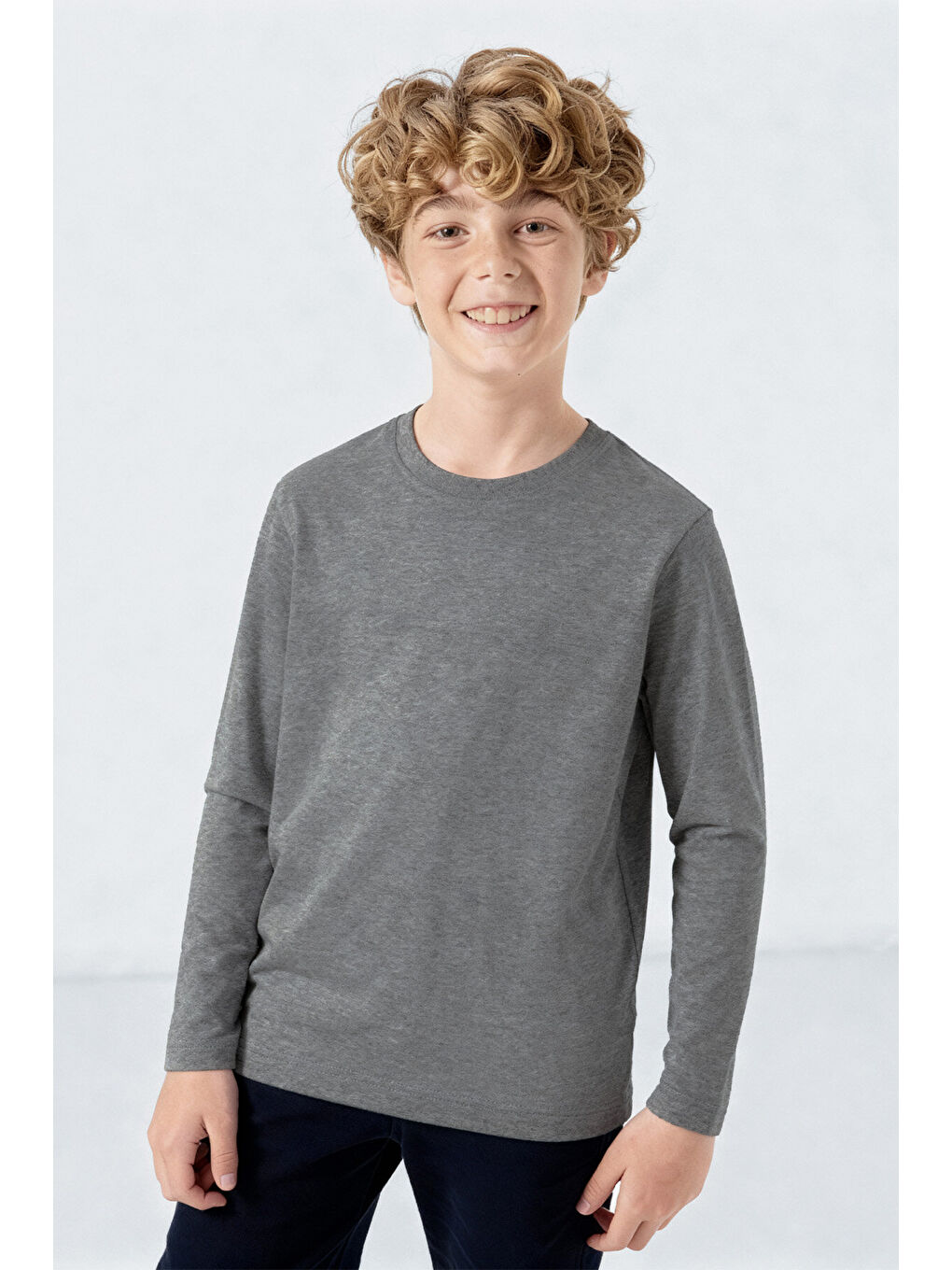 Siyah Standart Fit Basic O Yaka 5li Paket Unisex Çocuk T-Shirt - 11329-3