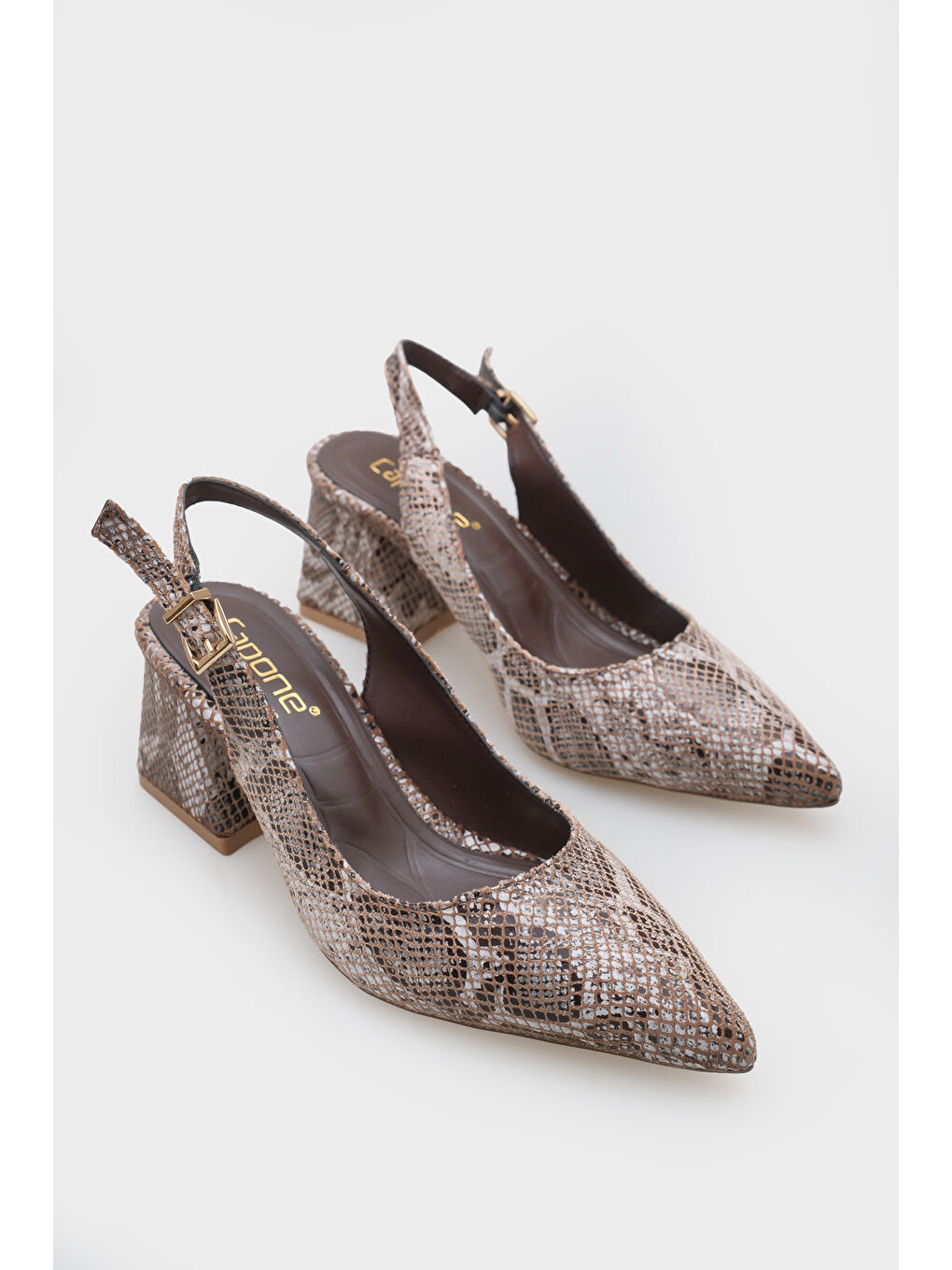 Sarı Ruby Yumuşak Pedli Taban Kadın Topuklu ayakkabı-1