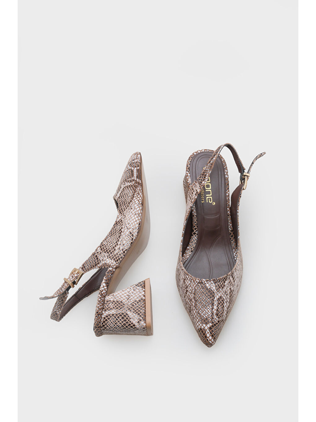 Sarı Ruby Yumuşak Pedli Taban Kadın Topuklu ayakkabı-4