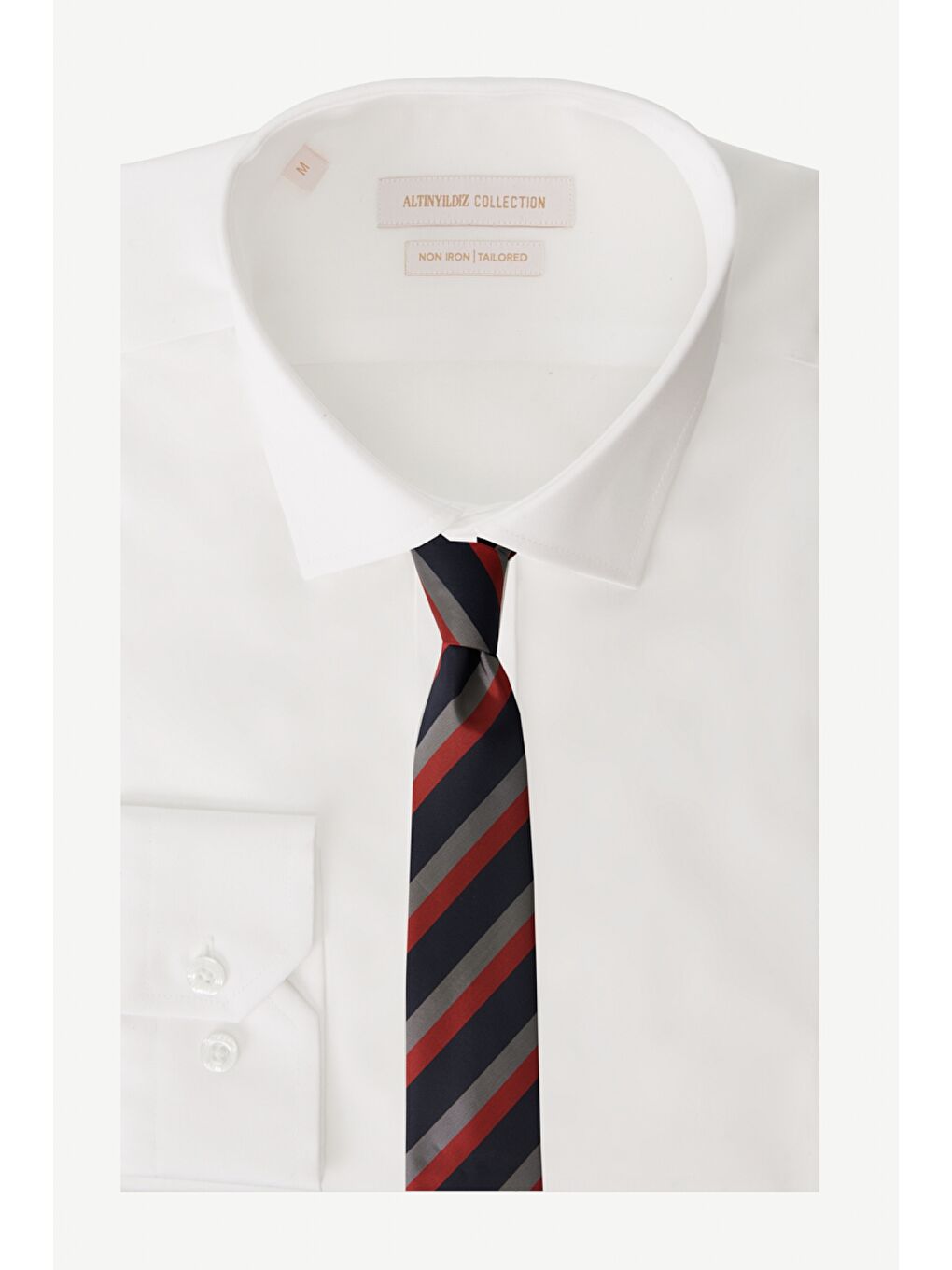 Erkek Lacivert-Yeşil Desenli Klasik Su Geçirmez Nano Kravat-1