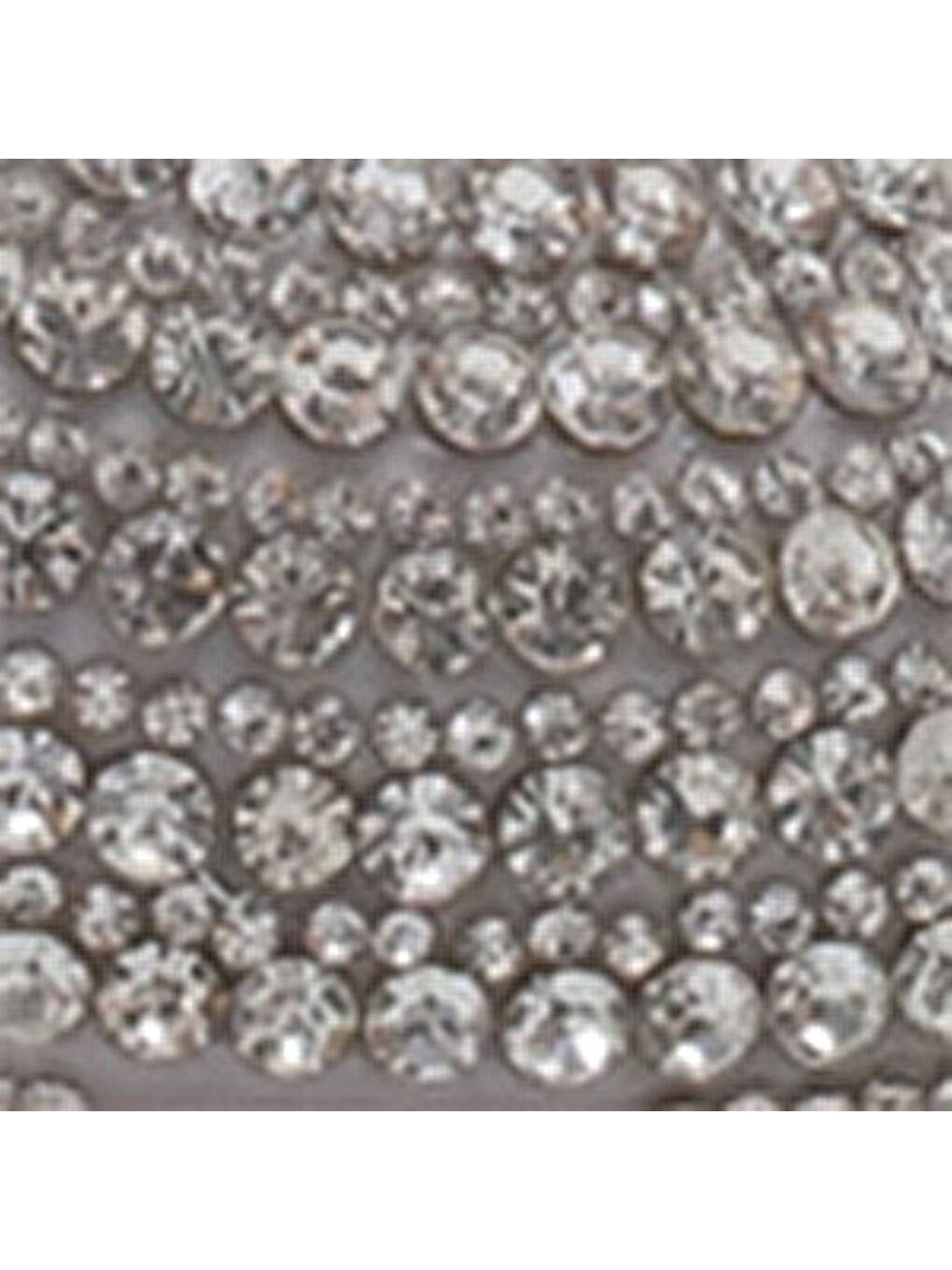 Gri Laryssa Komple Taşlı Sivri Burunlu Saten Arkası Açık Kadın Topuklu Düğün Ayakkabı-6