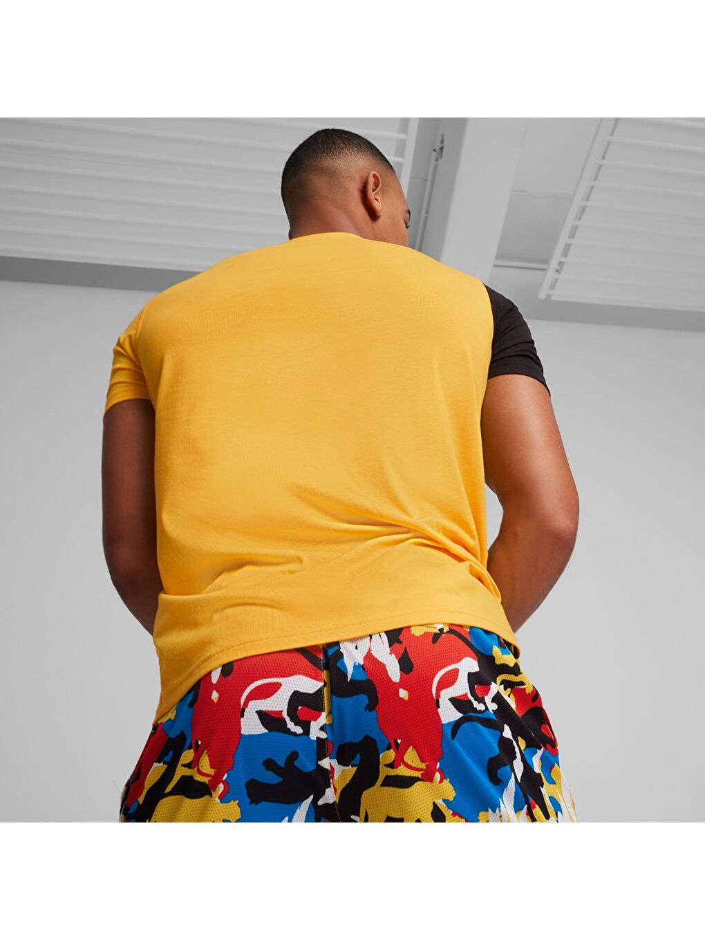 Karışık State Champs Erkek Yuvarlak Yaka Tişört-3