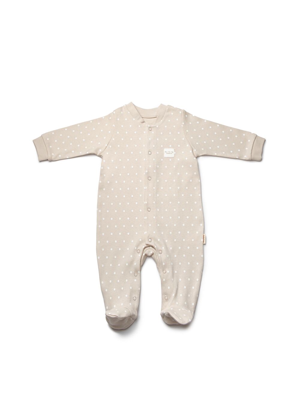 Karışık Unisex Bebek Organik Pamuklu Bej Ayıcık Desenli 10 Parça Hastane Çıkış Seti-2