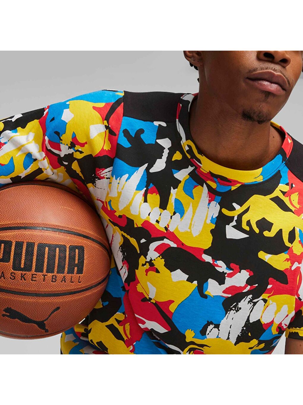 Siyah Winners Circle Erkek Yuvarlak Yaka Tişört-1