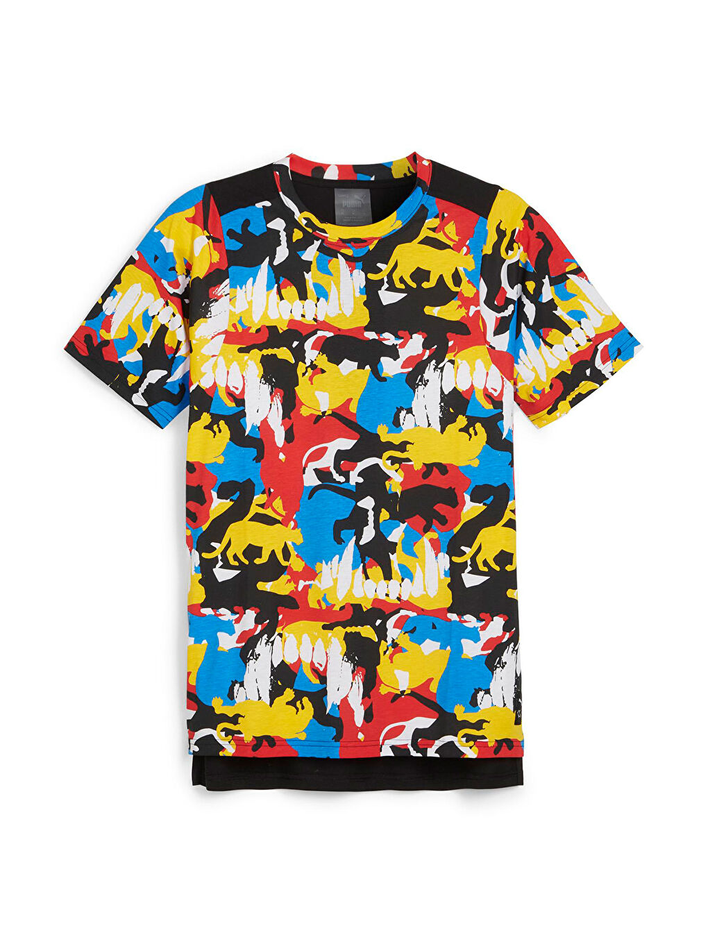 Siyah Winners Circle Erkek Yuvarlak Yaka Tişört-3