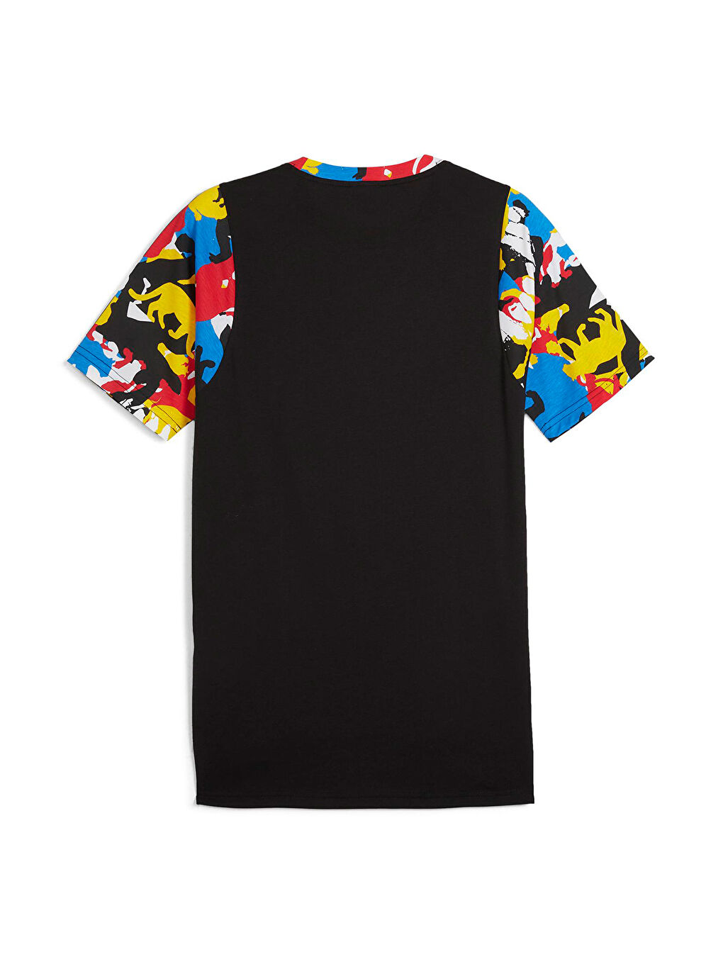 Siyah Winners Circle Erkek Yuvarlak Yaka Tişört-4