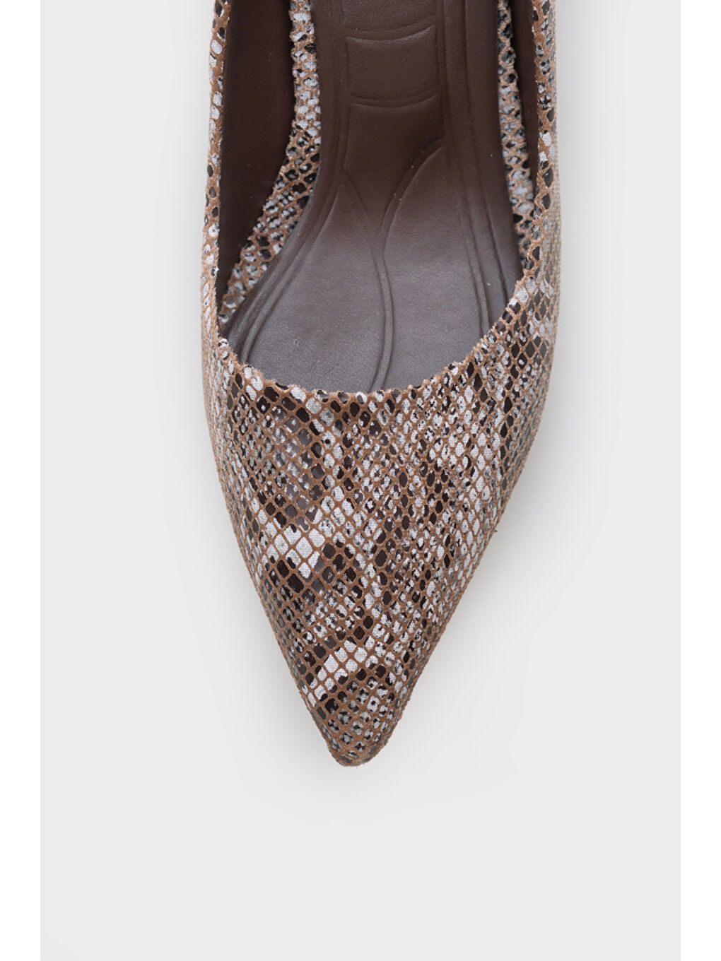 Sarı Sabrina Orta Topuklu Yumuşak Pedli Taban Kadın Ayakkabı-2