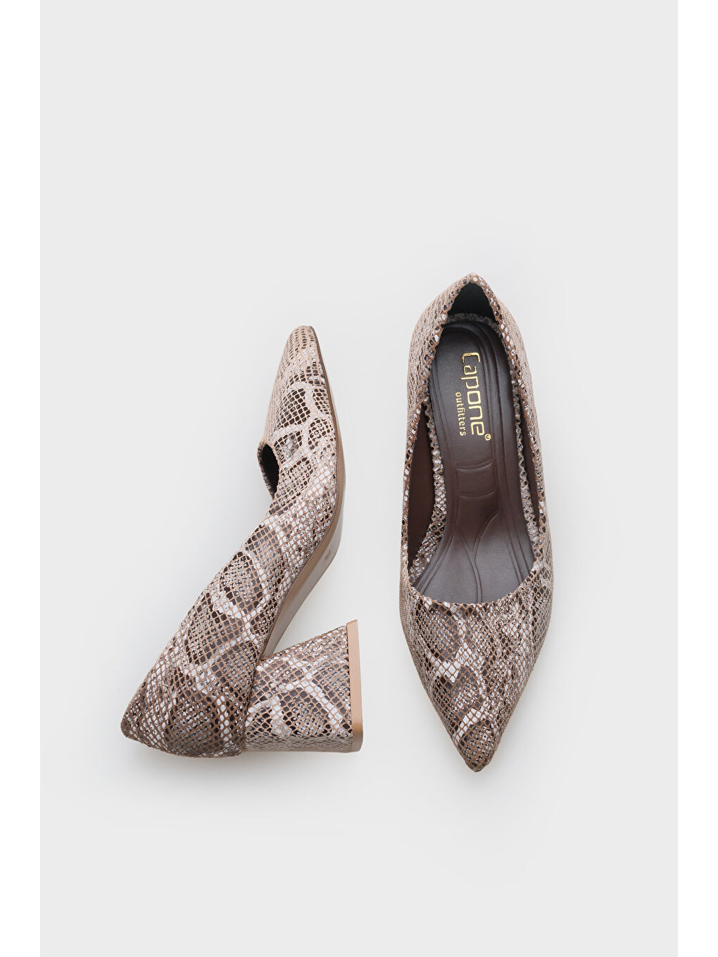 Sarı Sabrina Orta Topuklu Yumuşak Pedli Taban Kadın Ayakkabı-4