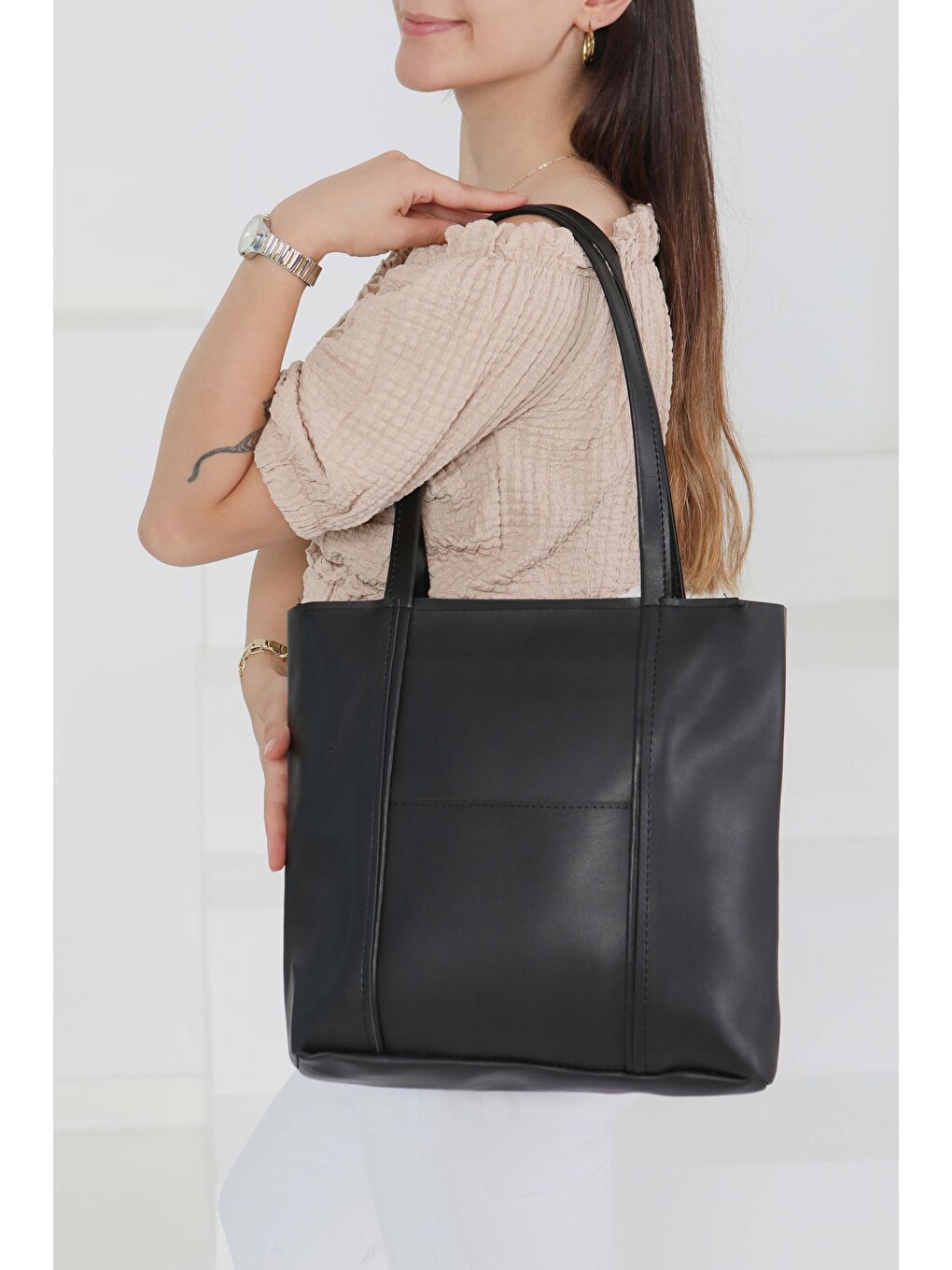 Kadın Siyah Kol Çantası - 27491