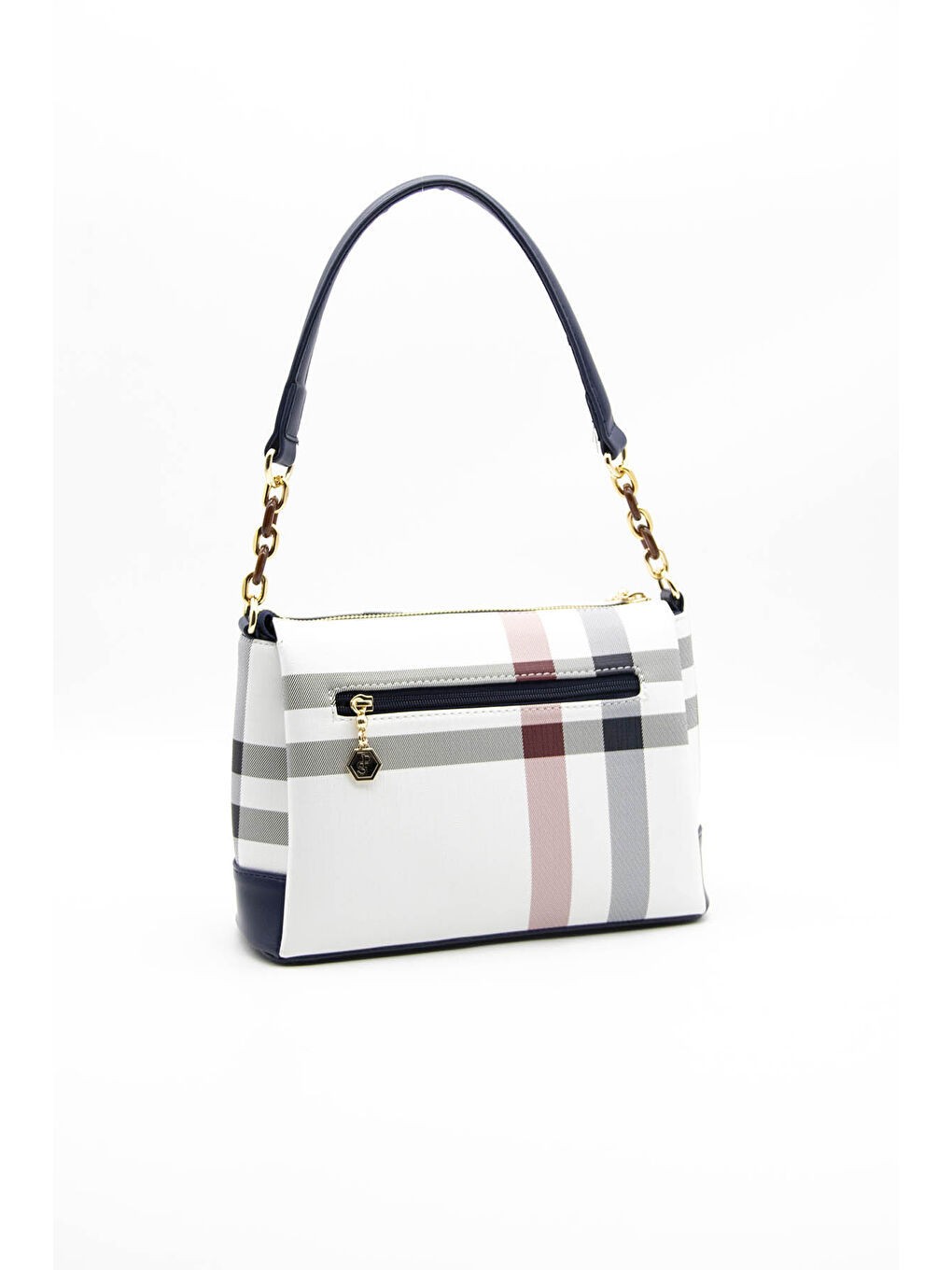 Beyaz Kadın Omuz Çantası 910-39144 ÇAPRAZ BAYAN ÇANTASI MK3 BEYAZ-MAT LACİ-3