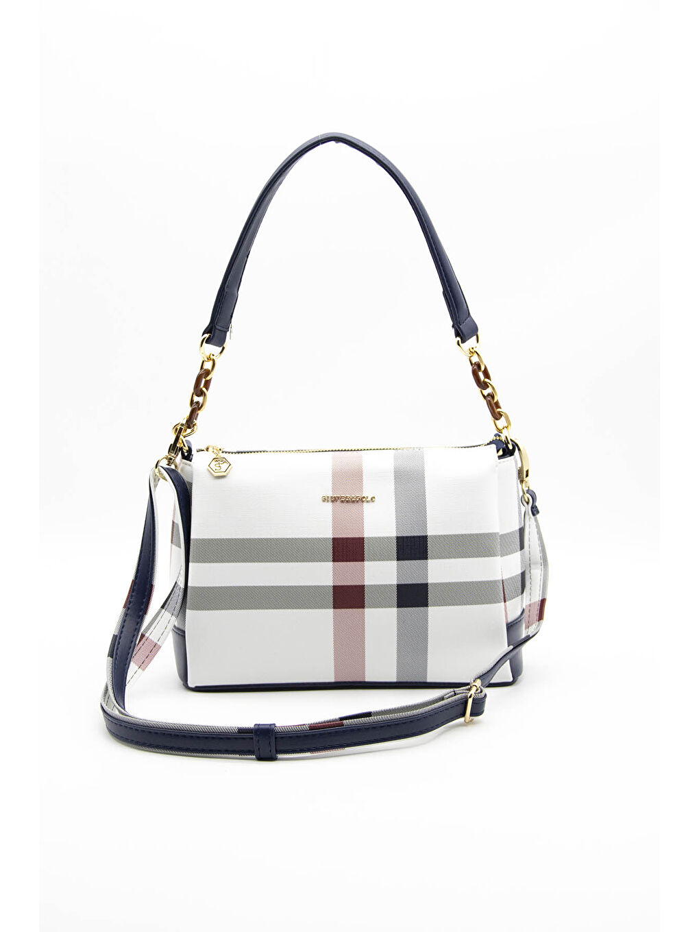 Beyaz Kadın Omuz Çantası 910-39144 ÇAPRAZ BAYAN ÇANTASI MK3 BEYAZ-MAT LACİ-5