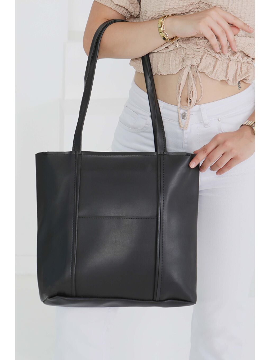 Kadın Siyah Kol Çantası - 27491-1