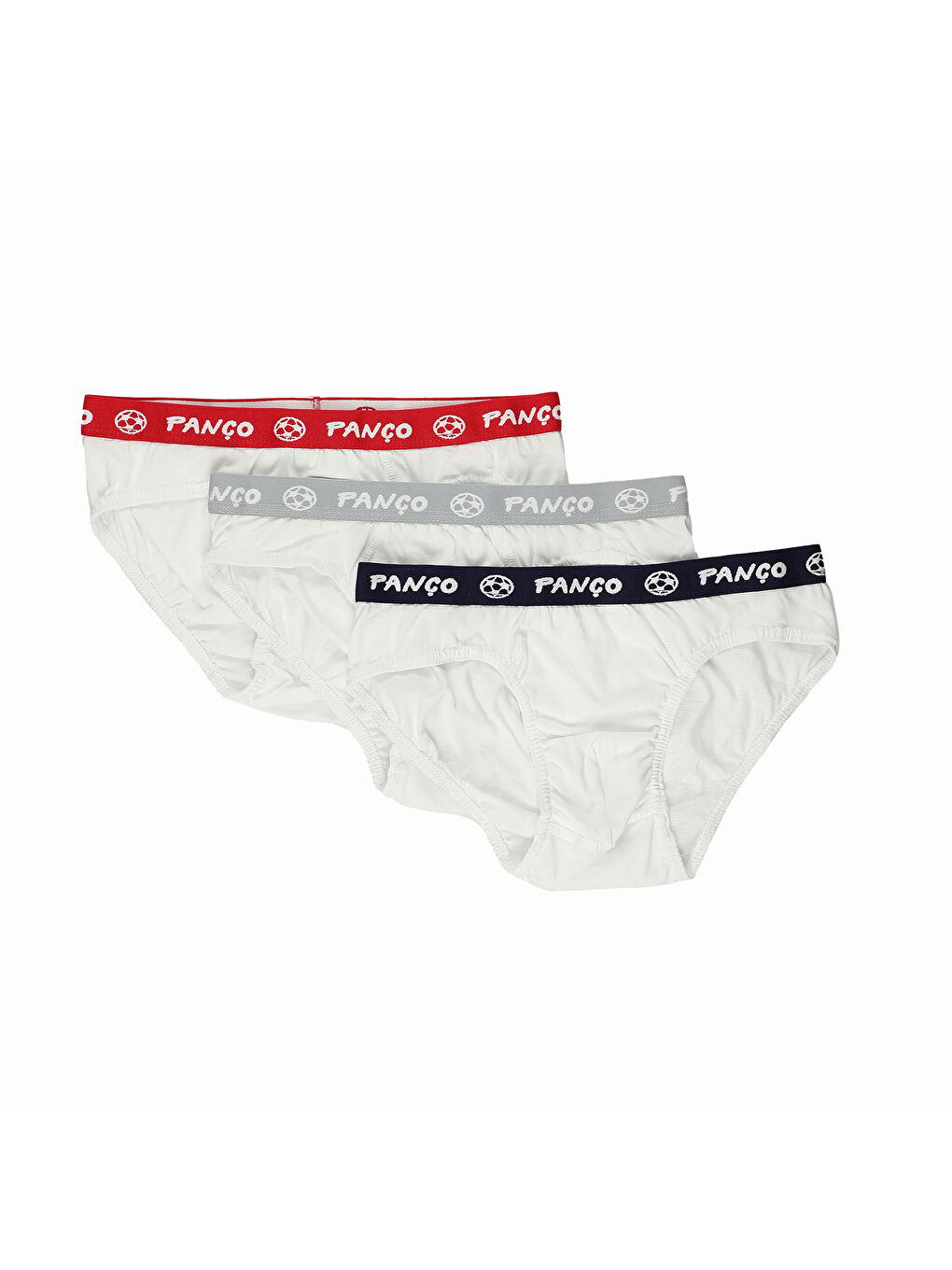 Beyaz Erkek Çocuk 3'lü Slip Çamaşır