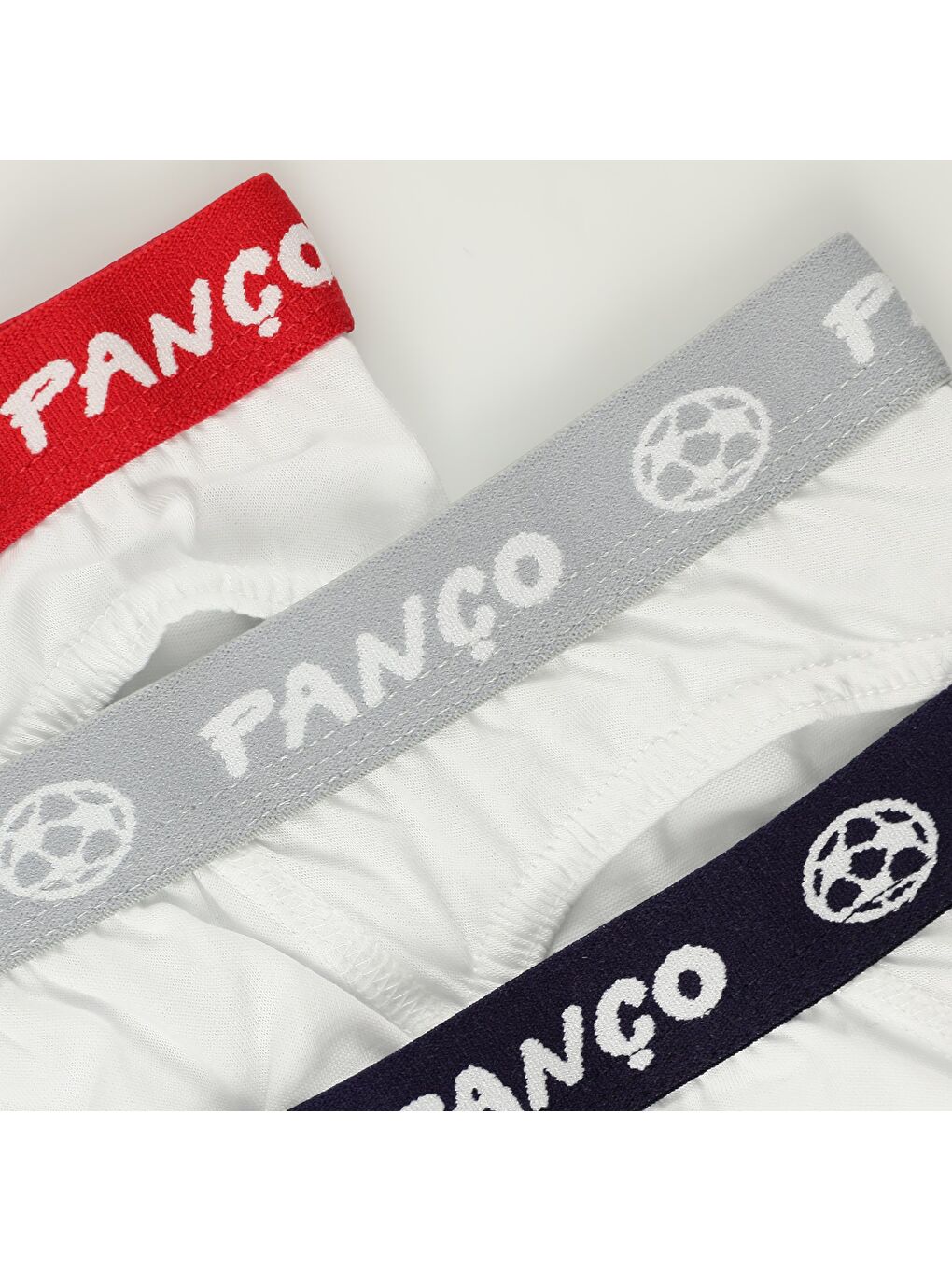 Beyaz Erkek Çocuk 3'lü Slip Çamaşır-2