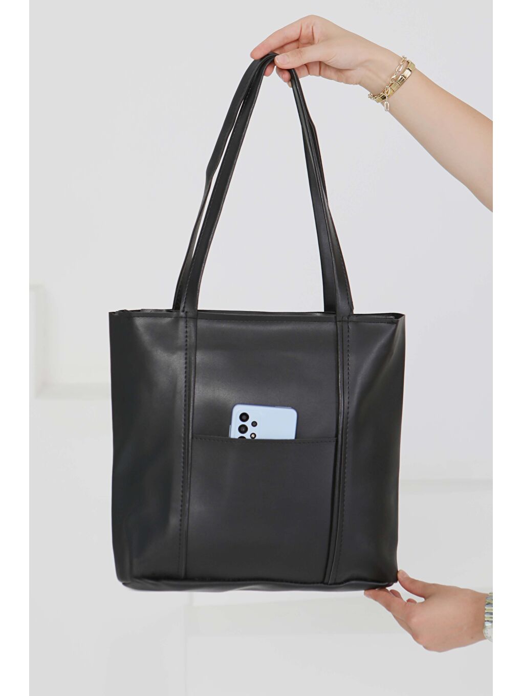 Kadın Siyah Kol Çantası - 27491-2