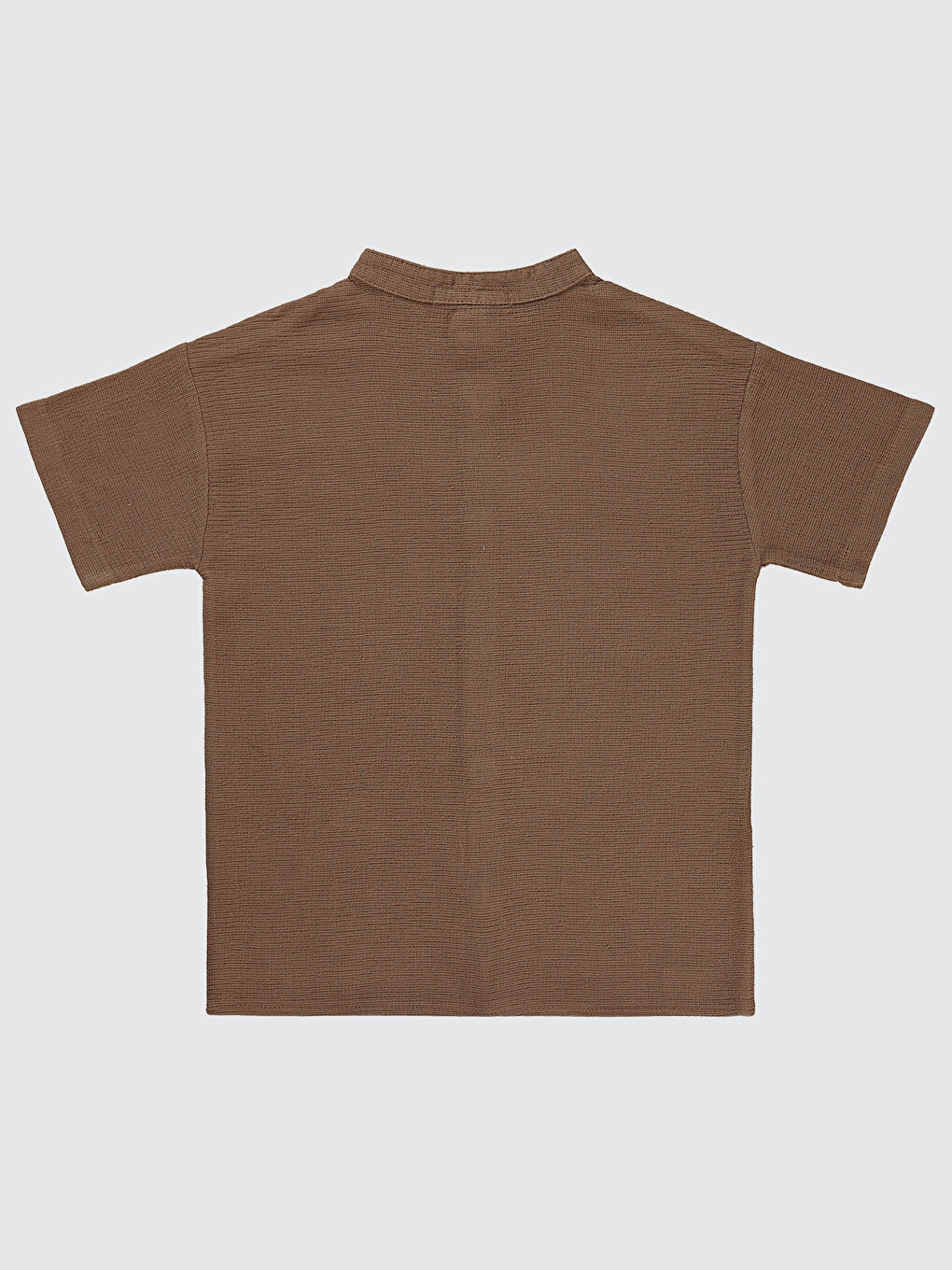 Kahverengi Boys Erkek Çocuk Gömlek 6-9 Yaş Kahve-1