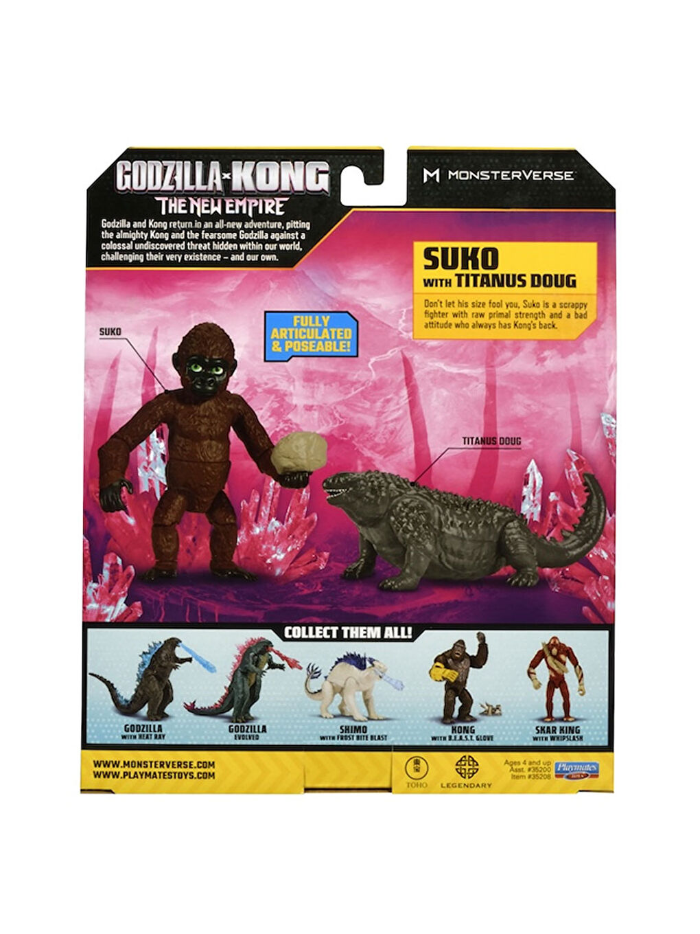 Godzilla ve Kong Aksiyon Figür 15 cm Suko 35200 - 2