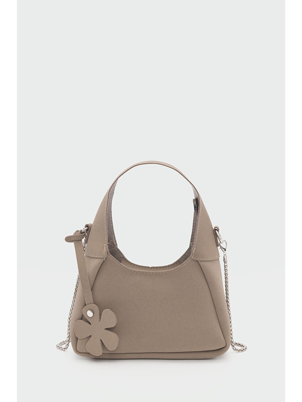 Bej Briden Omuz Çantası Vizon