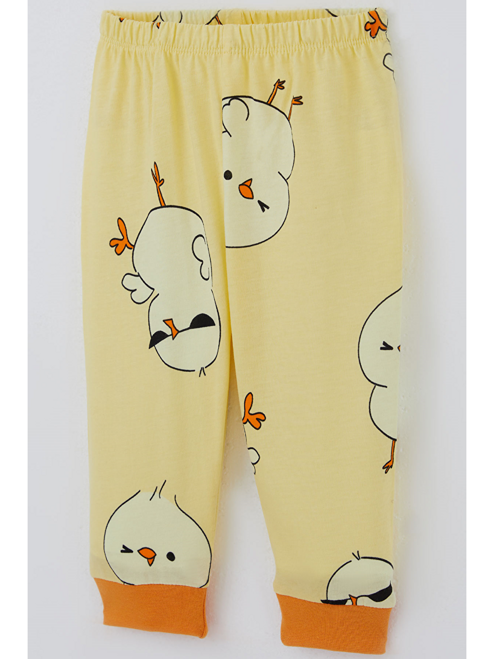 Erkek Bebek Pijama Takımı Sevimli Civciv Desenli Önden Çıtçıtlı Sarı (4 Ay - 1 Yaş)-6
