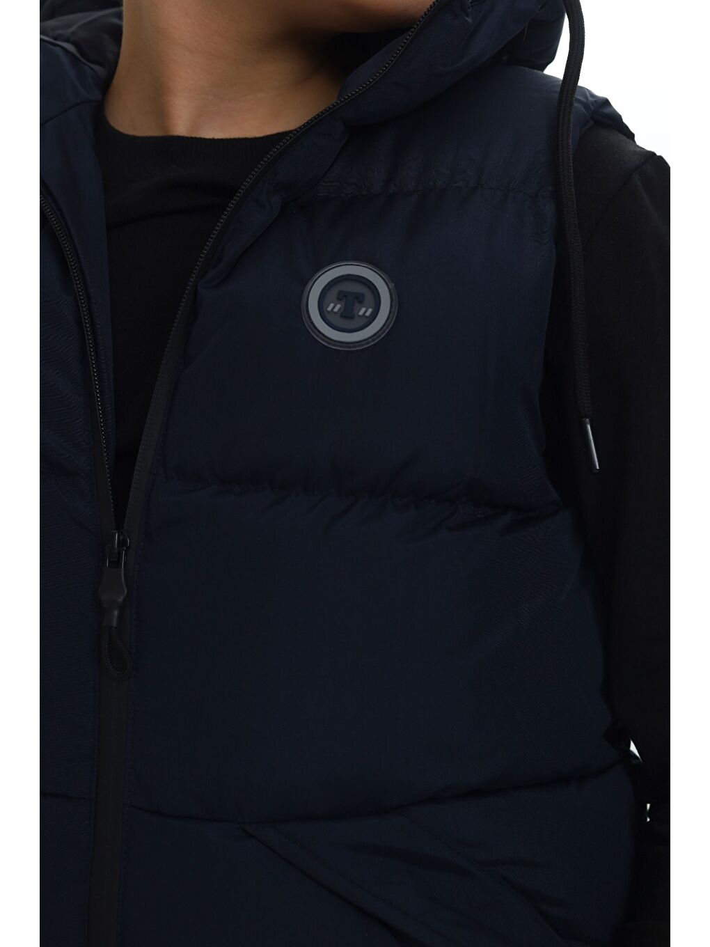 Lacivert Erkek Çocuk Göğsü Armalı Şişme Yelek-5