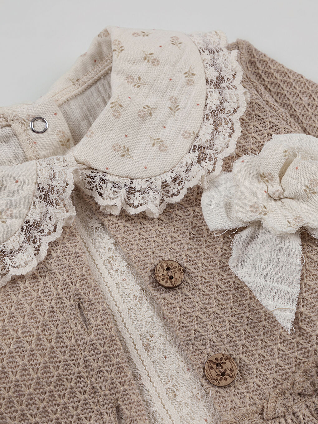 Kız Bebek Takım 6-18 Ay Bej-4