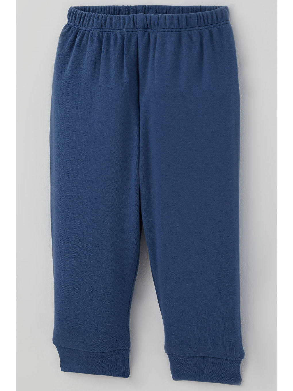 Erkek Bebek Pijama Takımı Ekose Desenli Önden Çıtçıtlı Mavi (4 Ay - 1 Yaş)-6