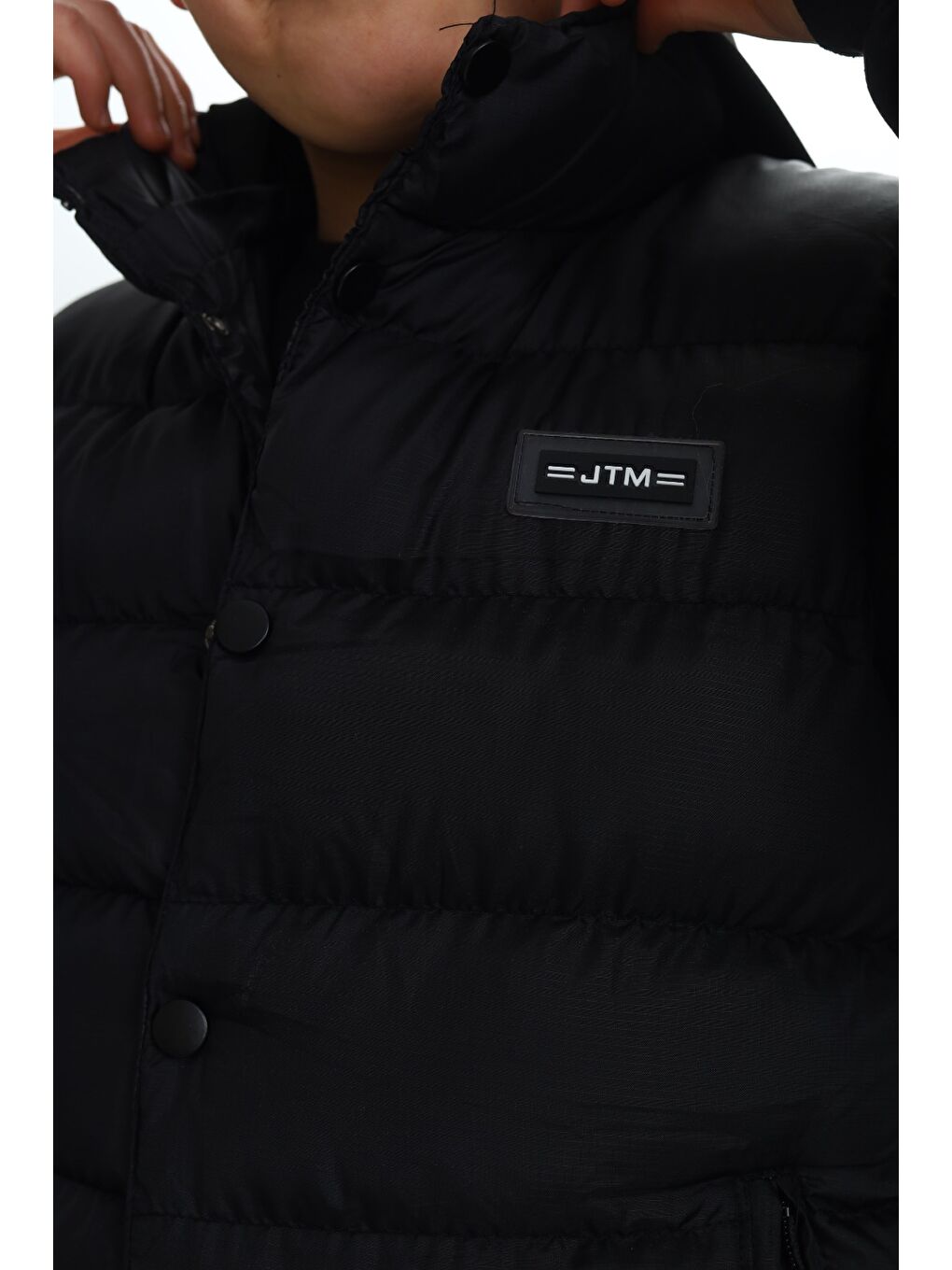 Siyah Erkek Çocuk Göğsü Armalı Şişme Yelek-7