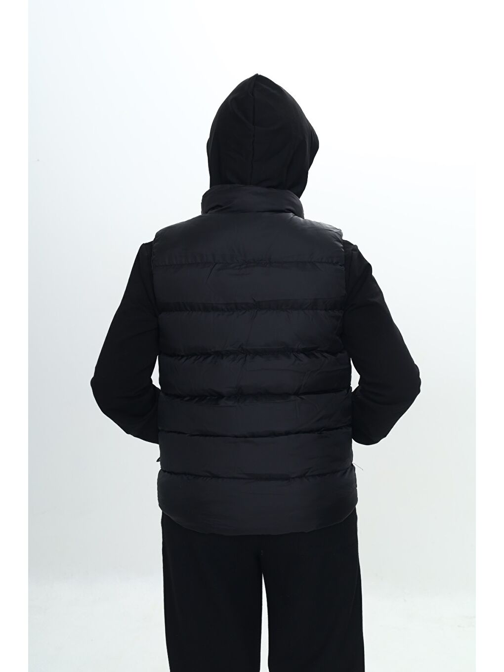 Siyah Erkek Çocuk Göğsü Armalı Şişme Yelek-6