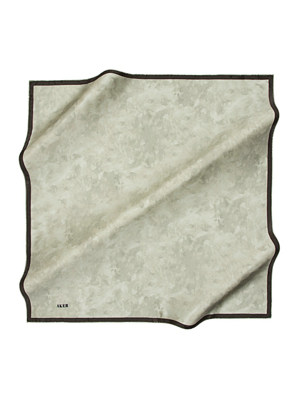 Açık Yeşil 90x90 İpek Krep Saten Eşarp