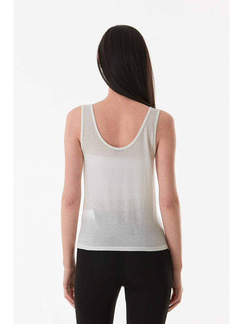 Ekru Basic Kalın Askılı Body-3