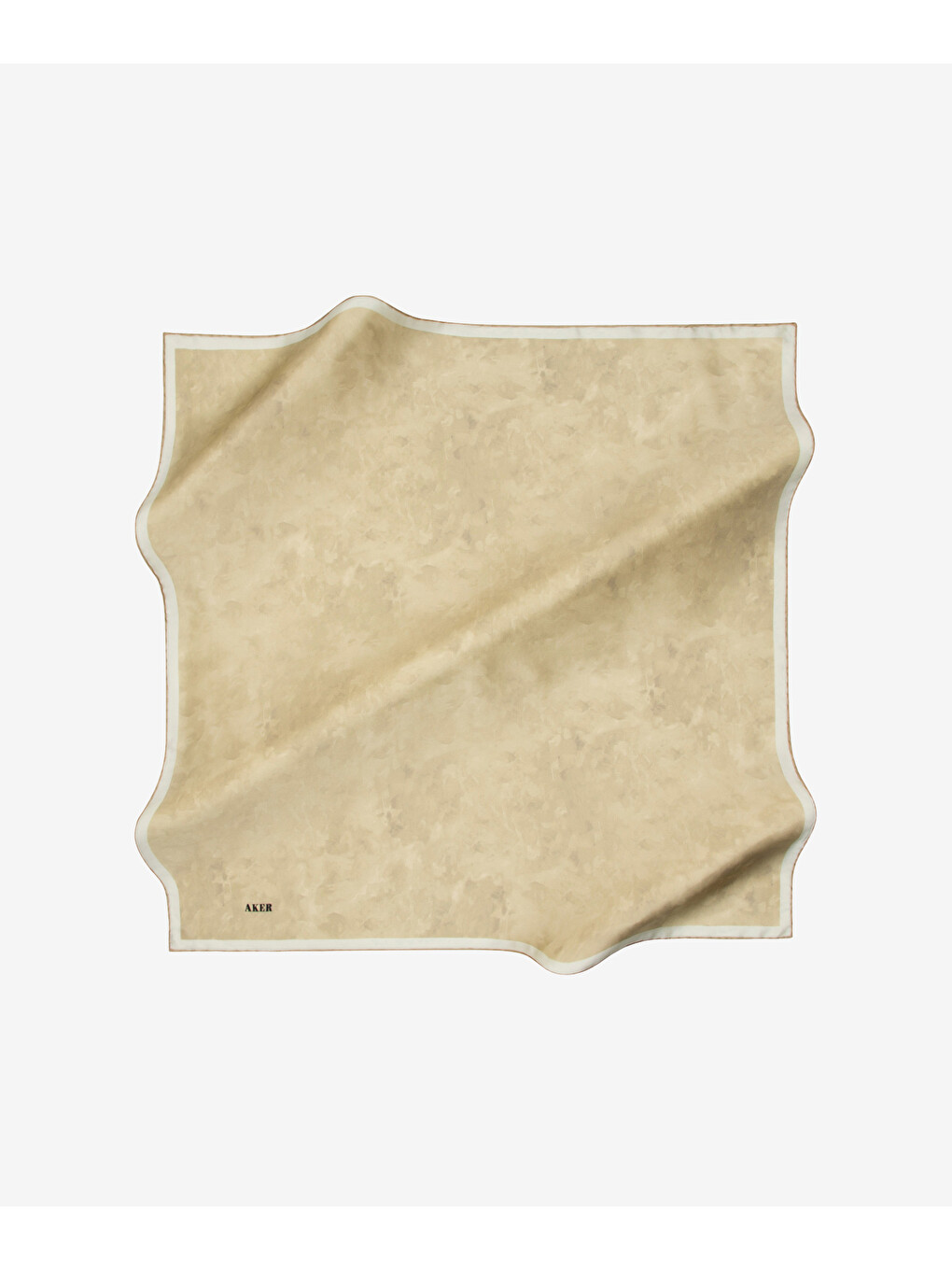 Açık Sarı 90x90 İpek Krep Saten Eşarp