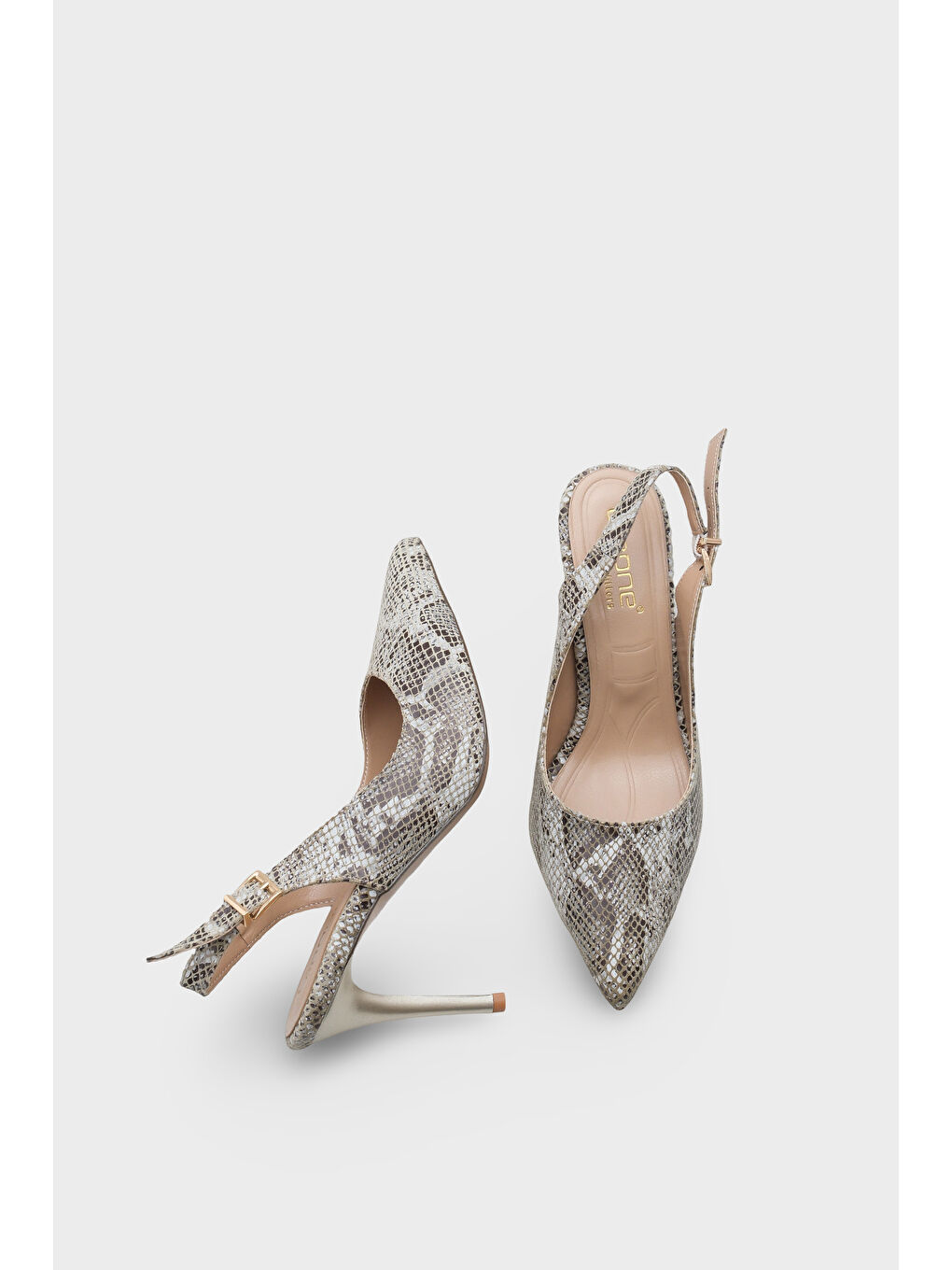 Sarı Sally Arkası Açık Orta Topuklu Yumuşak Pedli Taban Kadın Ayakkabı-4