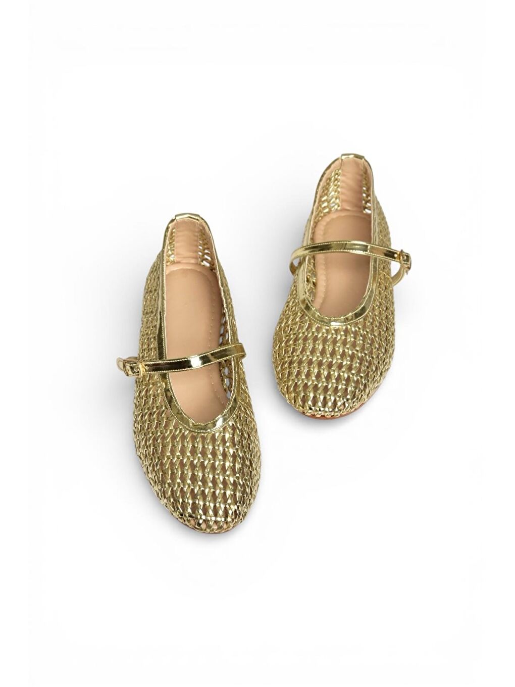 Sarı Altın Kadın Babet Y820724109-3