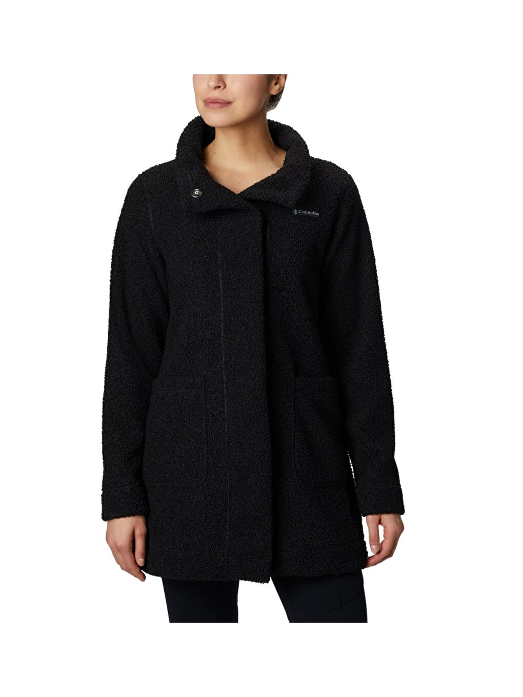 Columbia Siyah Panorama™ Long Jacket Kadın Polar Ceket AL1333-010