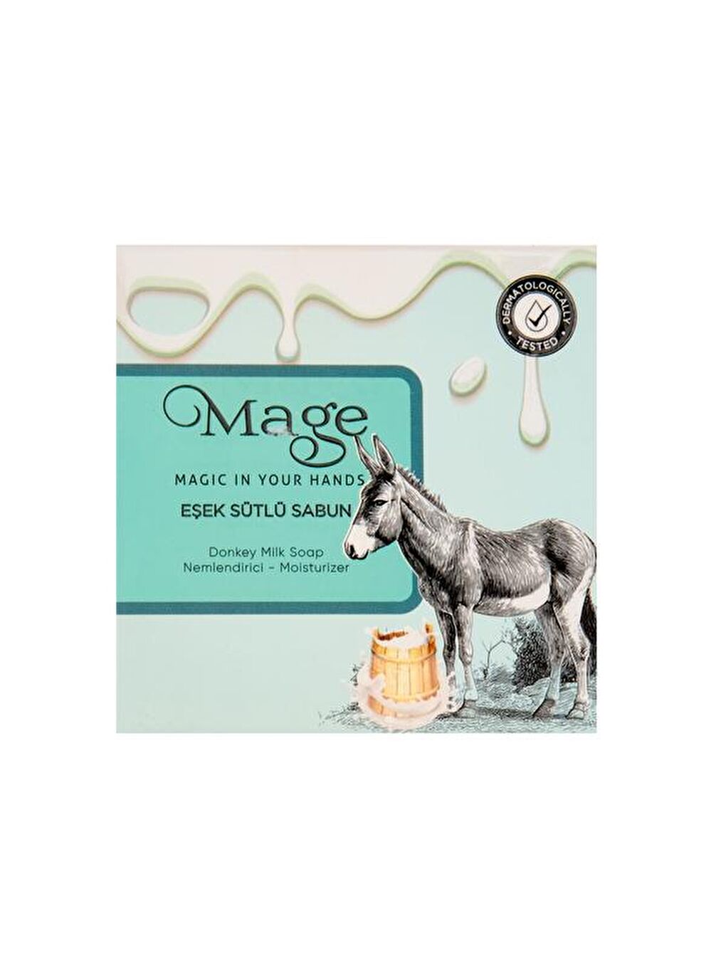 Eşek Sütlü Sabun - Beyaz - 100 gr