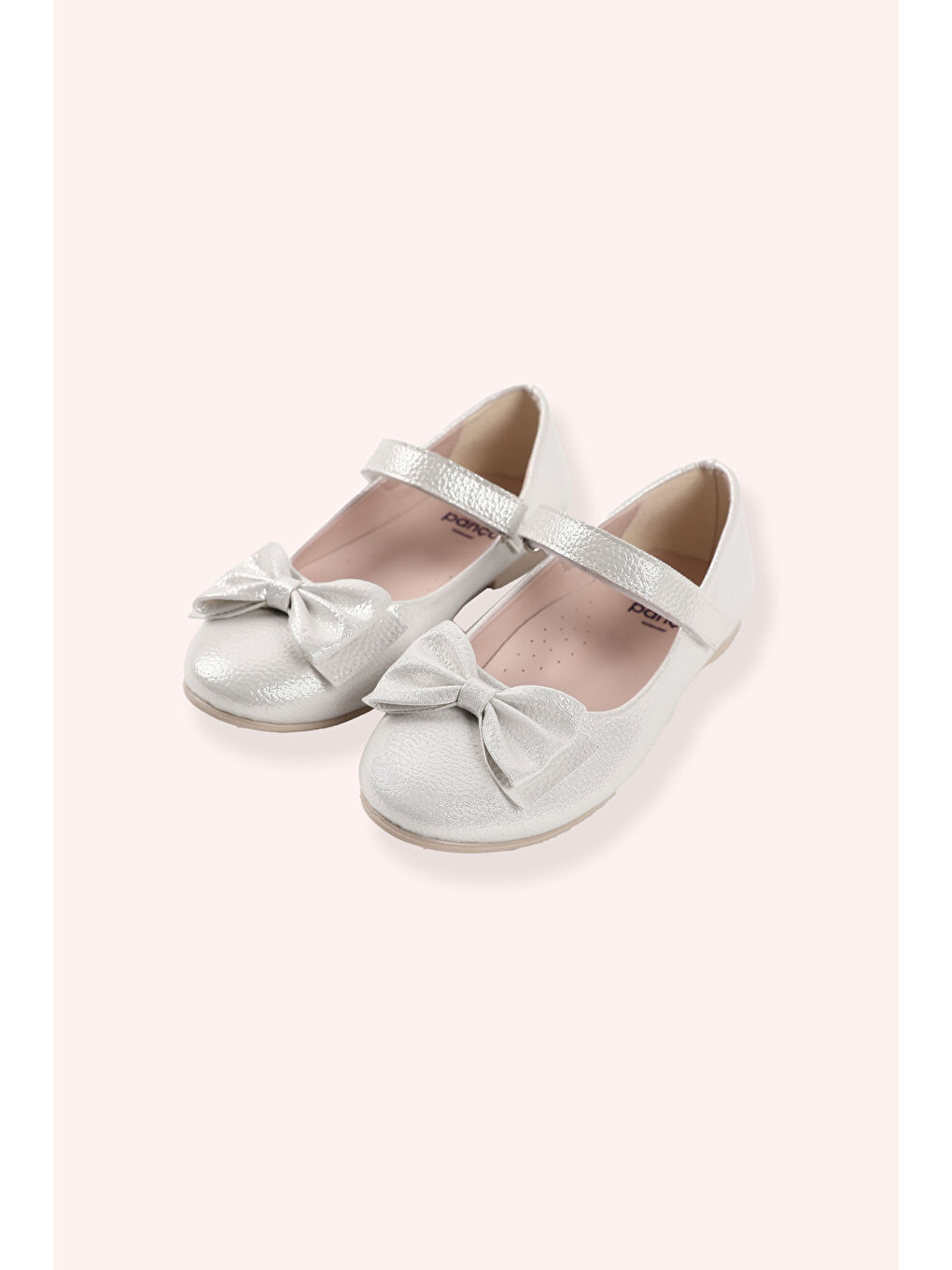 Kız Çocuk Kurdela Detaylı Beyaz Babet-3