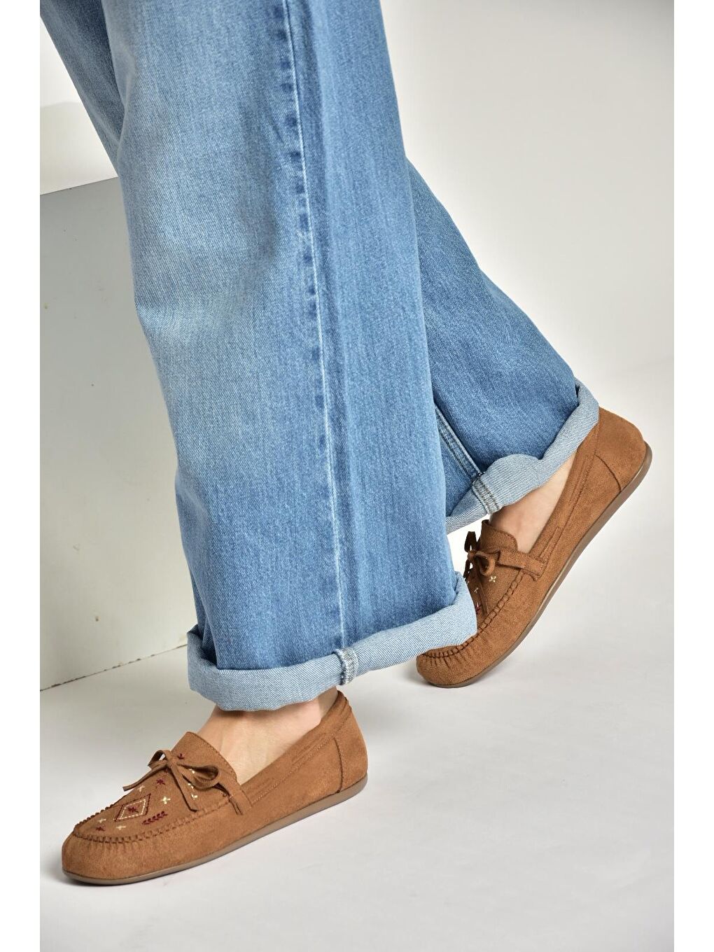 Kahverengi Taba Kadın Babet Y996073102-1