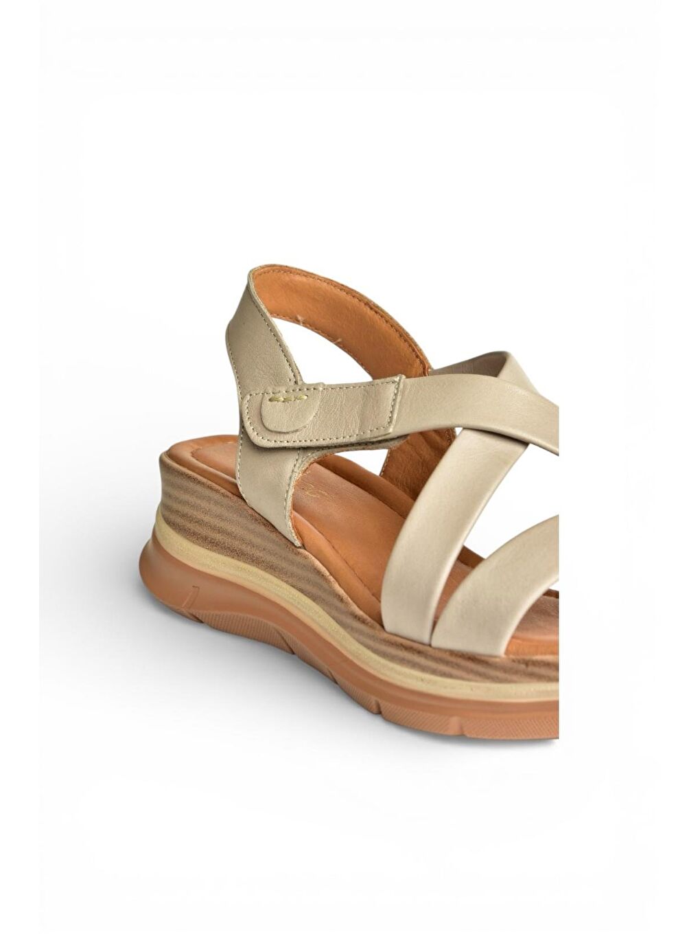 Bej Vizon Kadın Sandalet Y555420203-7