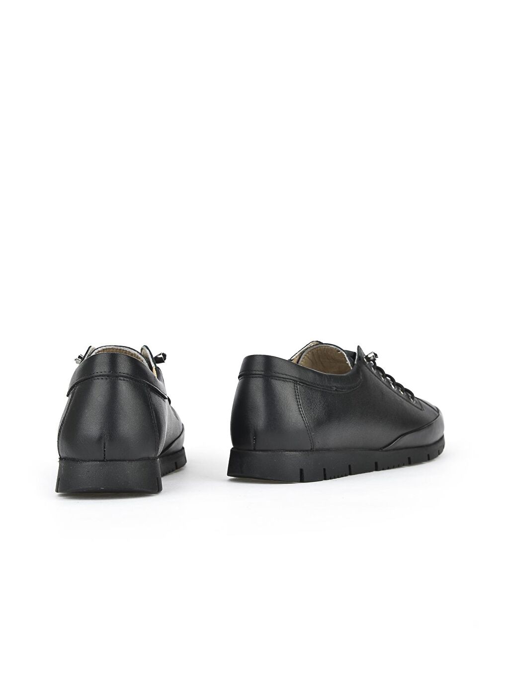 Kadın Hakiki Deri  Sneaker 1311015 808 Siyah-2