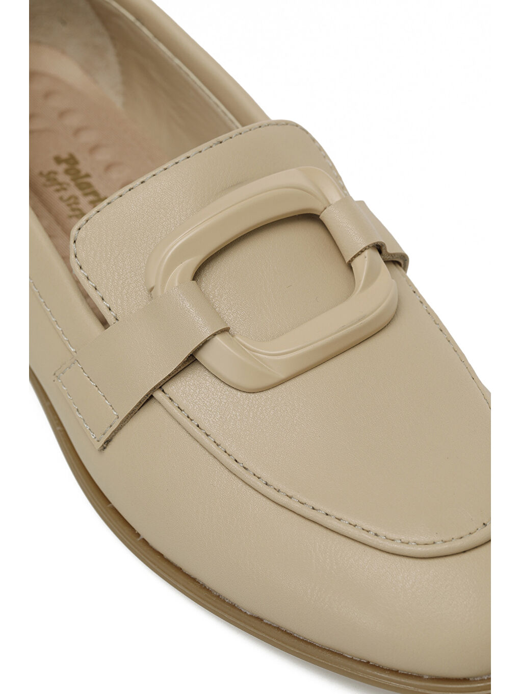 Bej 325013.Z 5FX Krem Kadın Loafer-6