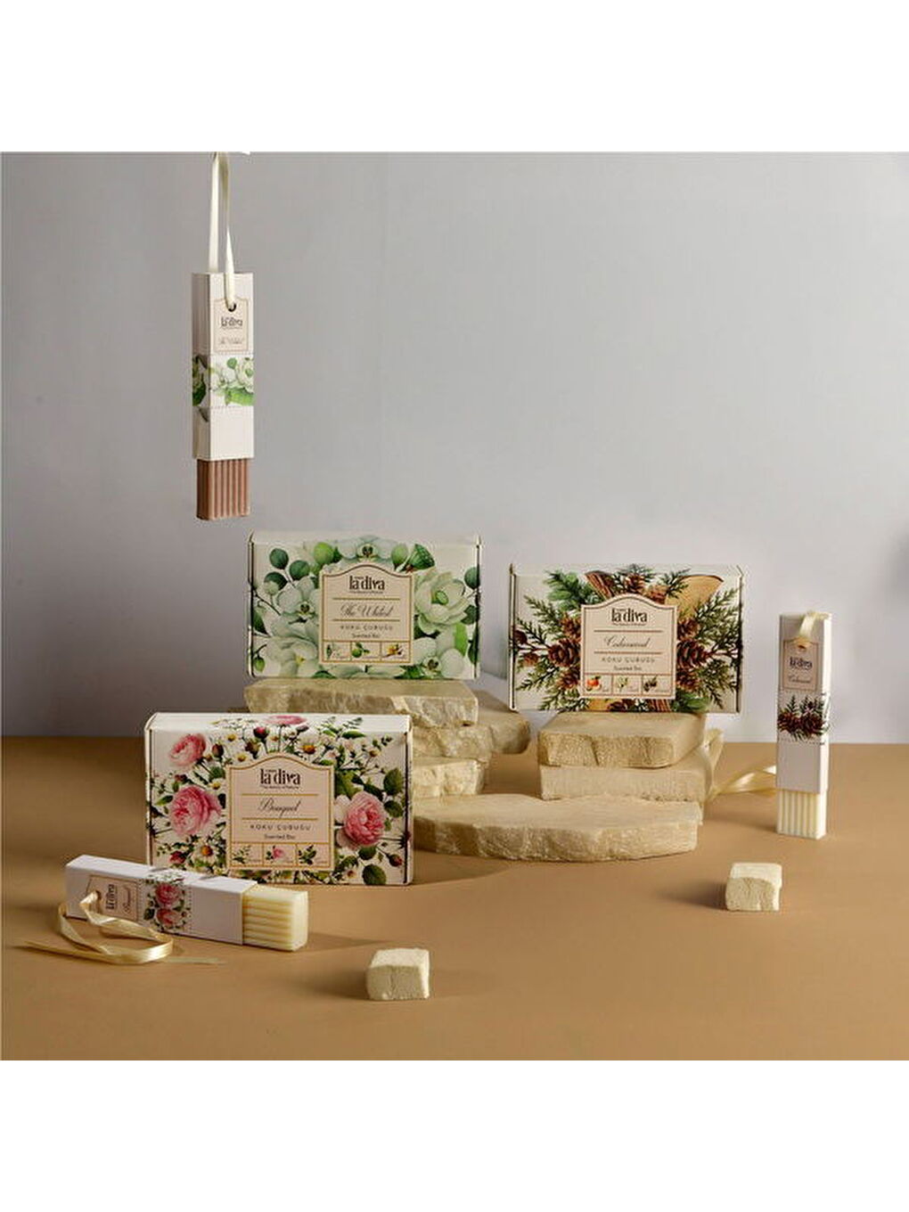 Bouquet Koku Çubuğu - Bej - 165 gr-8