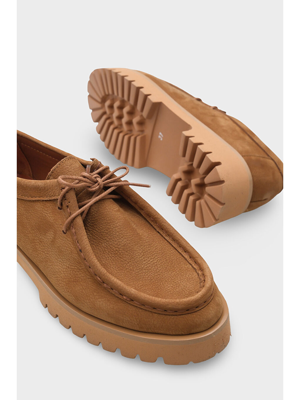 Kahverengi Merla Deri Kadın Loafer-3