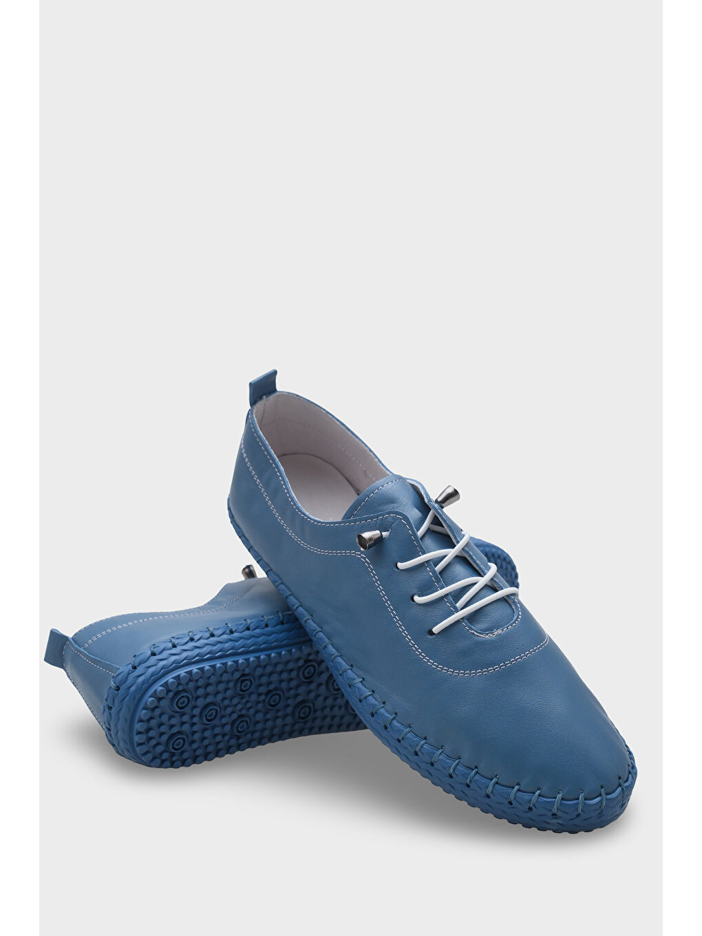 Mavi Fina Hakiki Deri Soft Konfor Tabanlı Kadın Sneaker-3