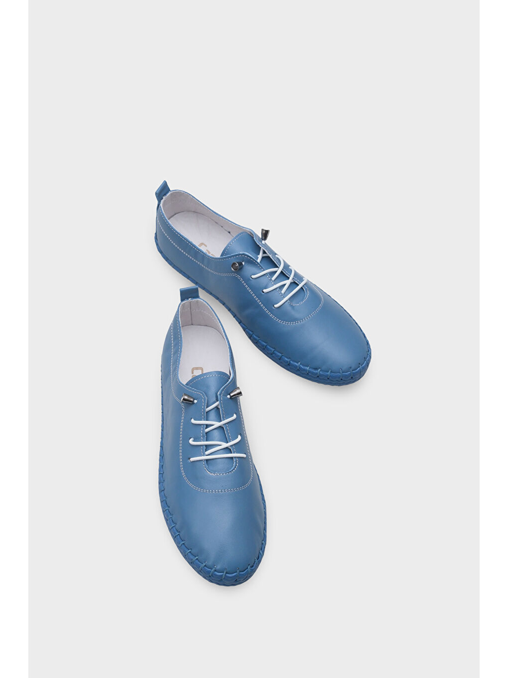 Mavi Fina Hakiki Deri Soft Konfor Tabanlı Kadın Sneaker-5