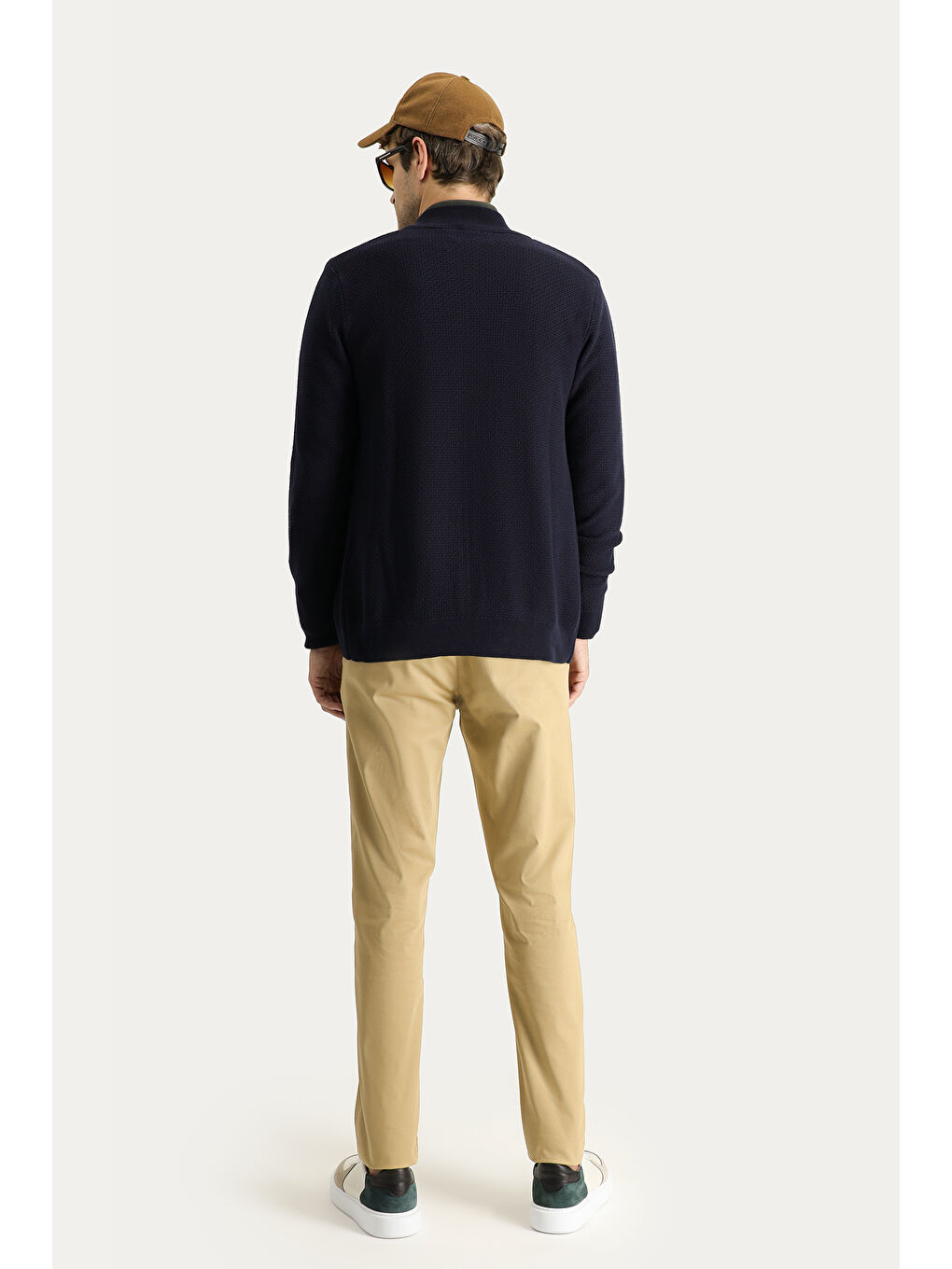 Bej Regular Fit Elastanlı Kanvas / Chino Pantolon-2