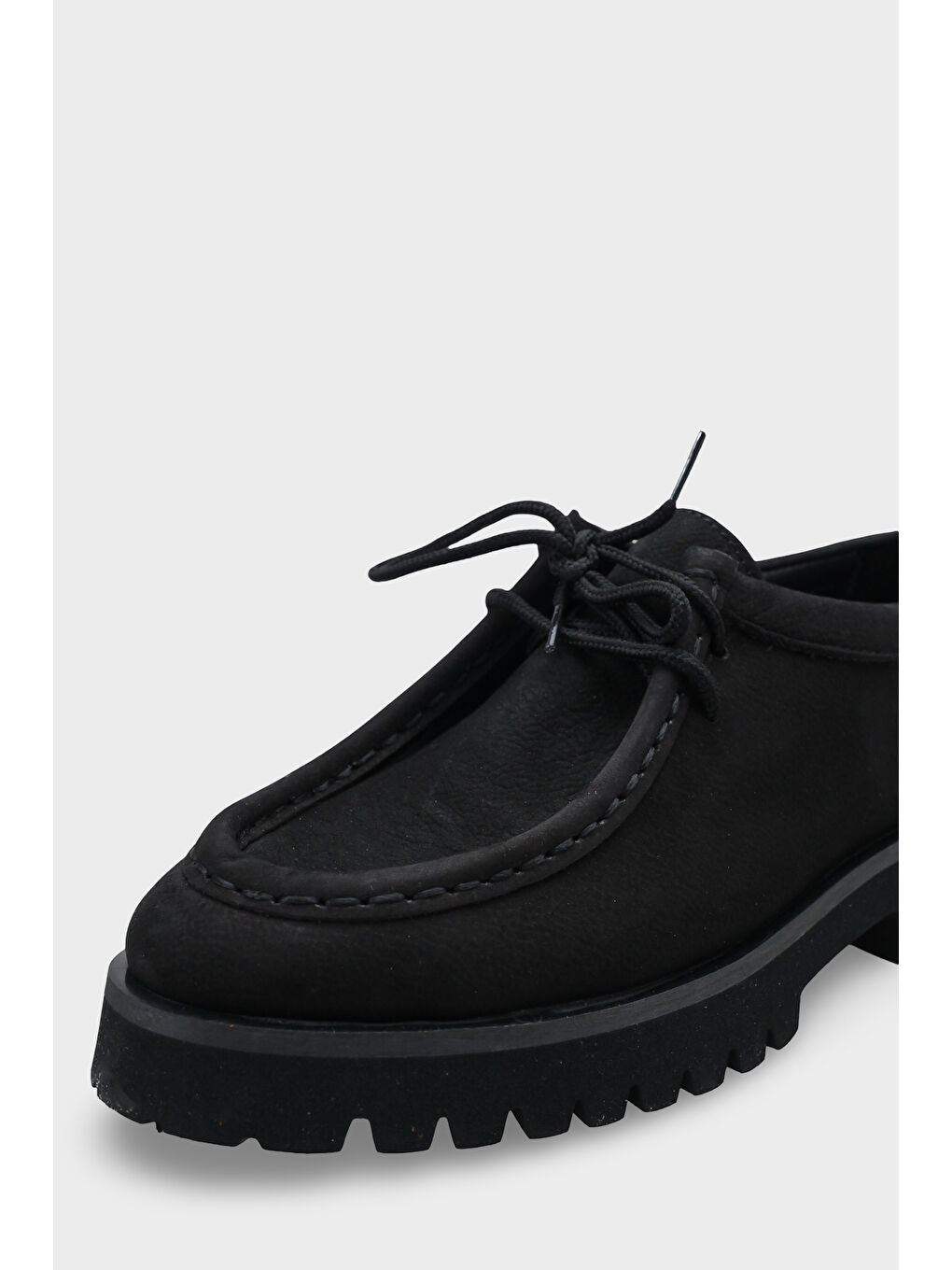 Siyah Merla Deri Kadın Loafer-2