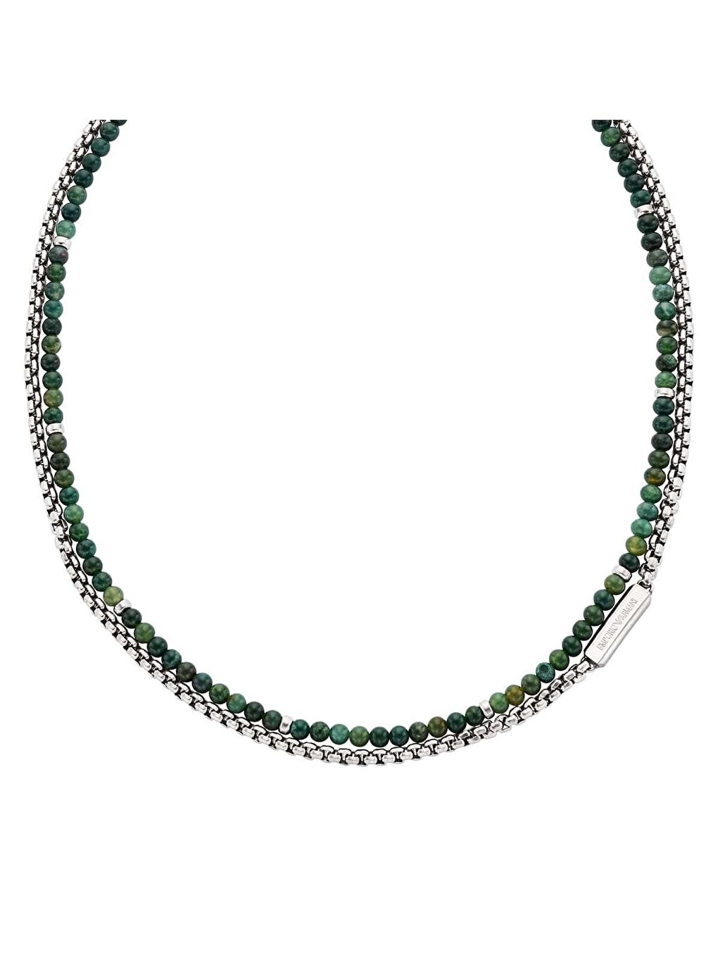 Gri AJEGS3313-040 Erkek Kolye-1