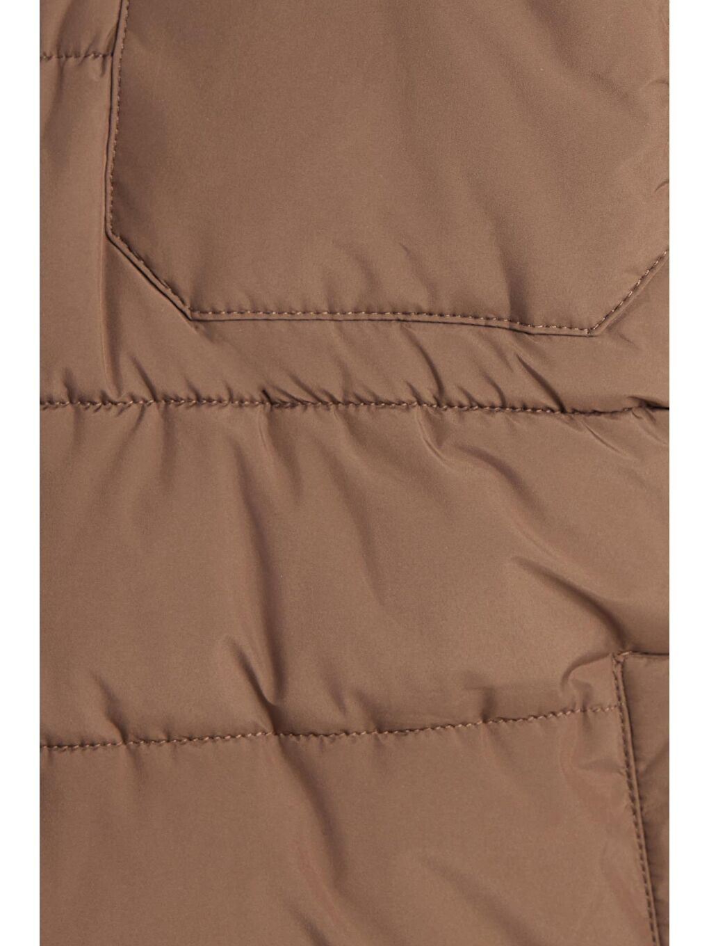 Erkek Regular Fit Klasik Kesim Çift Cepli Çıtçıt Kapamalı Sıcak Tutan Kahverengi Mont-5